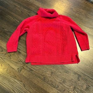 Croft and Barrow Red Turtleneck Sweater XL VGUC